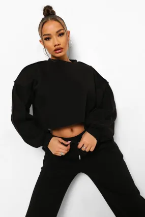 Oversized Seam Detail Sweatshirt